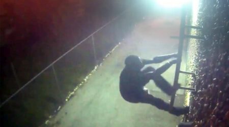 0816 COMM Rooftop Trespasser Arrested with Helicopter