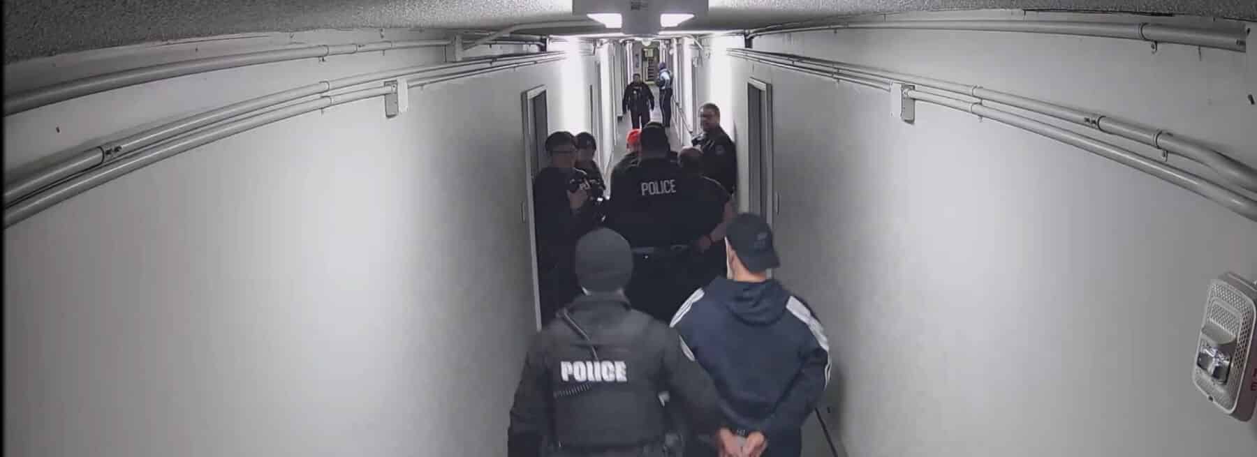View of Trio Caught Breaking into Apartment | ECAM