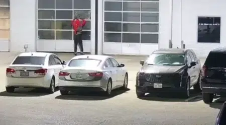 Break-in at auto dealership stopped