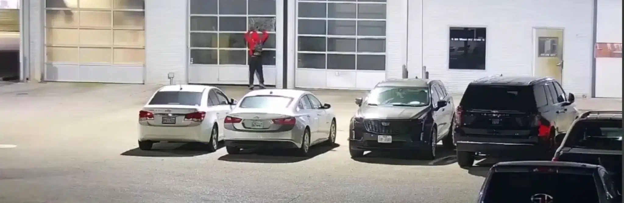 Break-in at auto dealership stopped