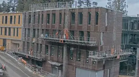 time-lapse photography in construction