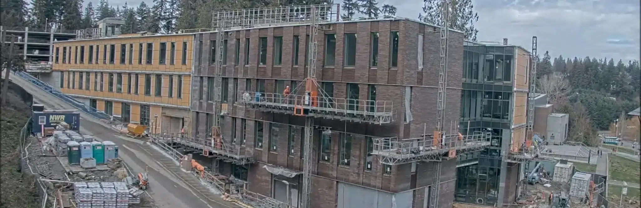 time-lapse photography in construction