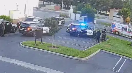 Trespasser at California office building