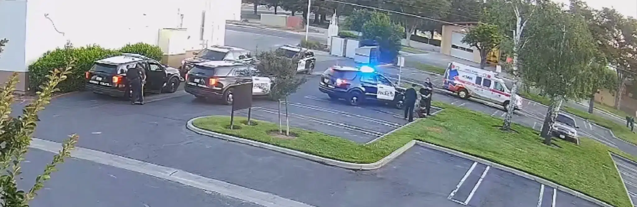 Trespasser at California office building