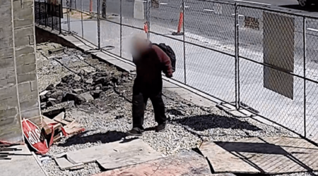 Construction Trespasser Tries Outfit Switch to Avoid Arrest Fails Hero