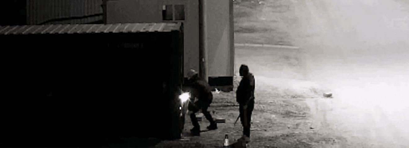 Construction Trespassers Caught at the Cross Roads Hero