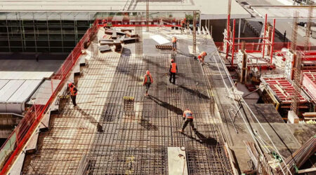 Construction surveillance systems monitor perimeters and restricted areas on construction sites