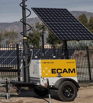 ECAM Mobile Surveillance Unit Guard Locking Gate