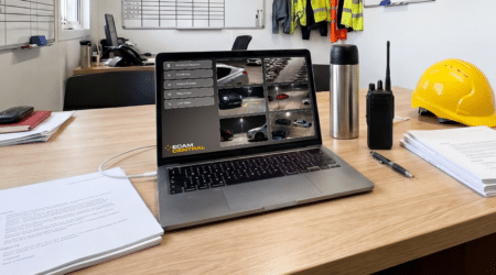 ECAM central on laptop