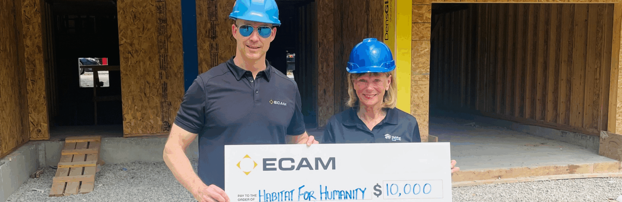 ECAM donates to Habitat for Humanity