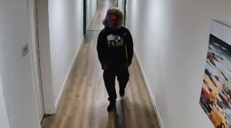 multifamily security catches masked intruder at California apartment