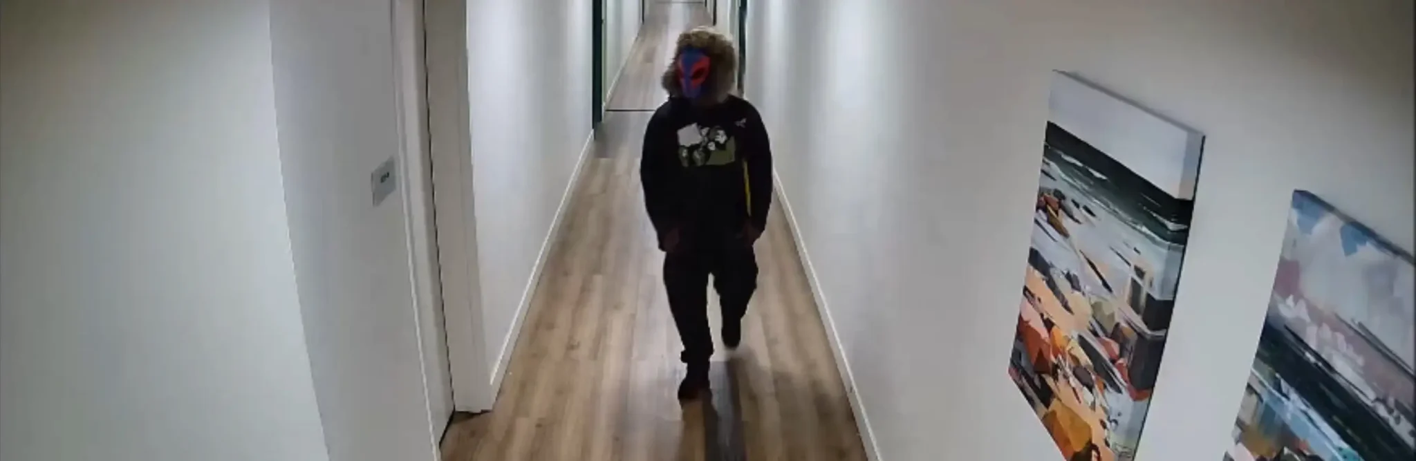 multifamily security catches masked intruder at California apartment