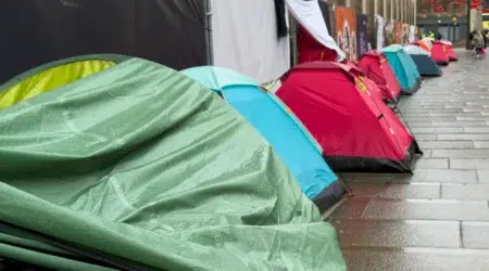 Deter Homeless Encampment