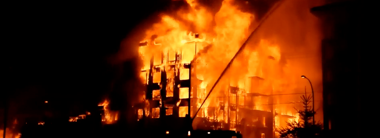 Overnight Construction Fire Destroys Condo Development Hero