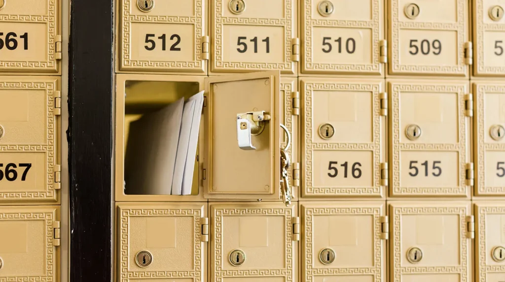 apartment mailboxes