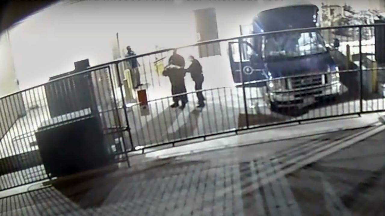 Security Guard Misses Hiding Car Theft Suspect