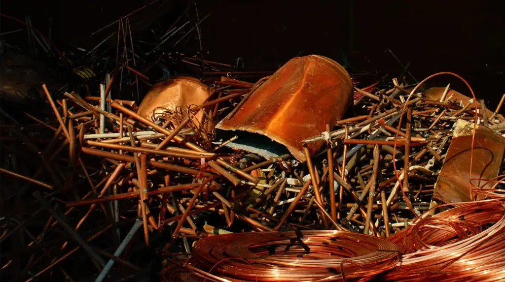 pile of scrap metal