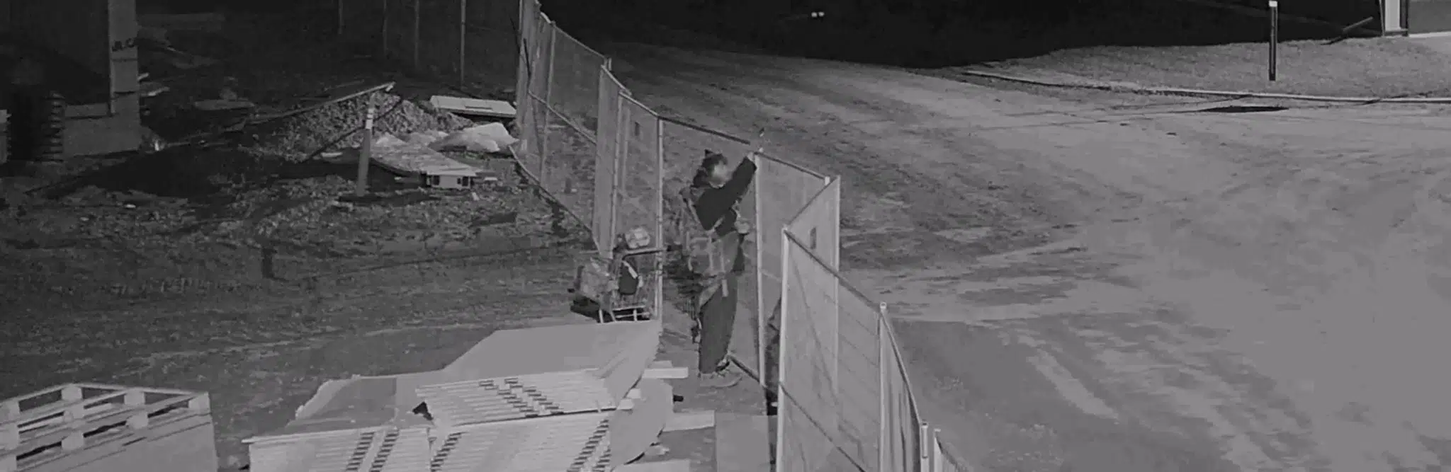 Fence breach at Ontario construction site