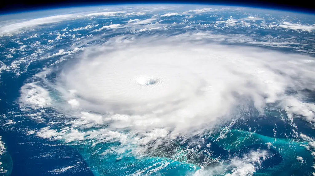 eye of a hurricane