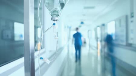 shutterstock hospital hallway