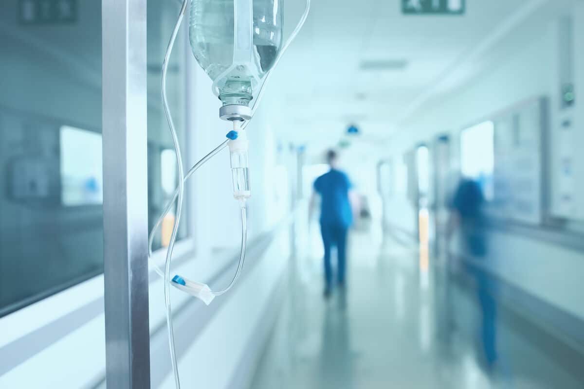 shutterstock hospital hallway