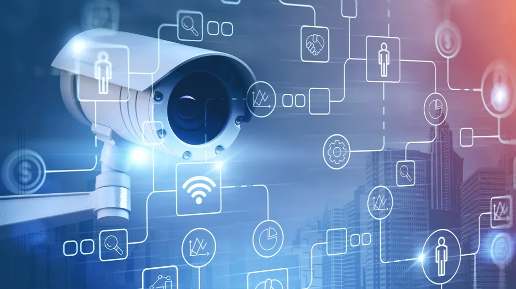 a close-up of a camera in predictive analytics